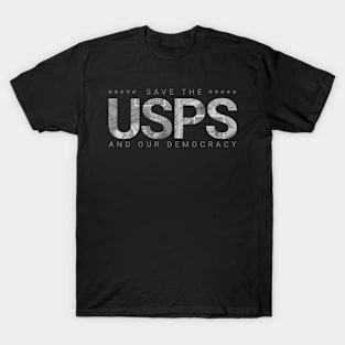 gray save the usps T-Shirt